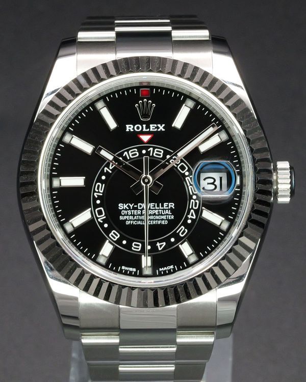 2019 Rolex Sky-Dweller 42MM Black Dial Oyster Bracelet (326934)