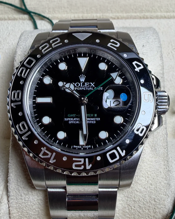2017 Rolex GMT-Master II 40MM Black Dial Oyster Bracelet (116710LN)