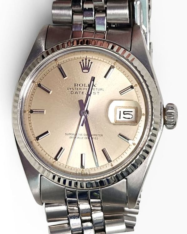 Rolex Datejust 36mm Silver Dial Steel Jubilee Bracelet (1600)