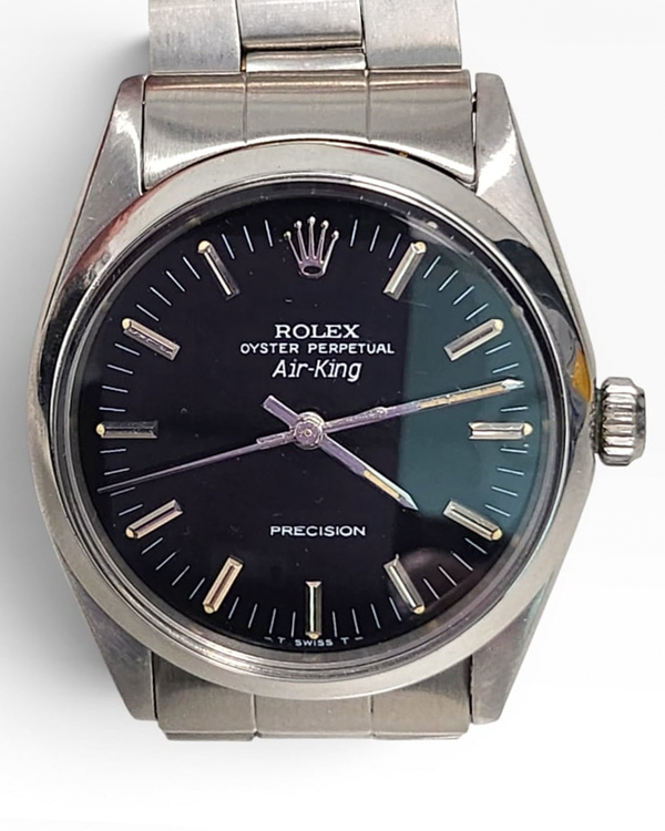 Rolex Air-King 34MM Black Dial Oyster Bracelet (5500)
