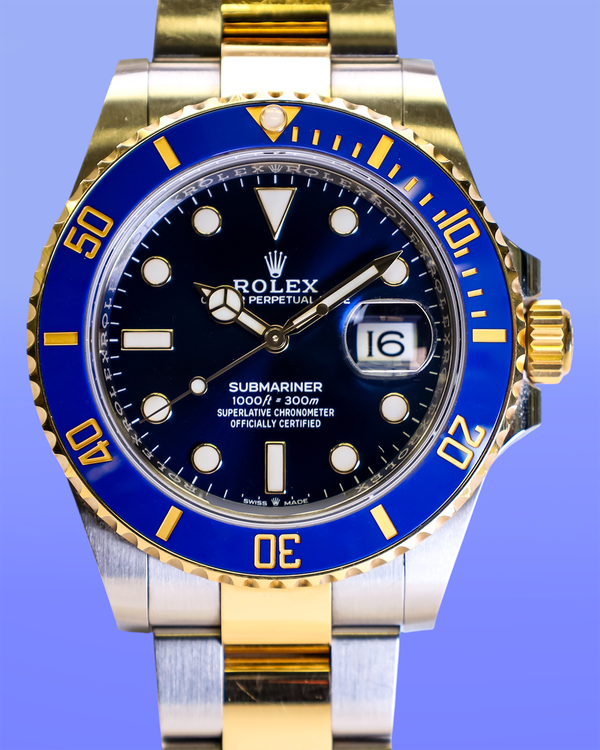 2024 Rolex Submariner Date "Bluesy" 41MM Blue Dial Two-Tone Oyster Bracelet (126613LB)