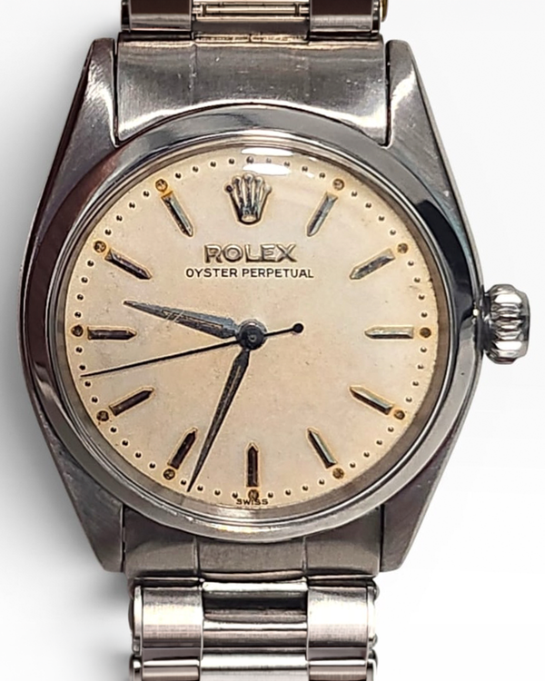 Rolex Oyster Perpetual 31MM Champagne Dial Steel Oyster Bracelet (6548)