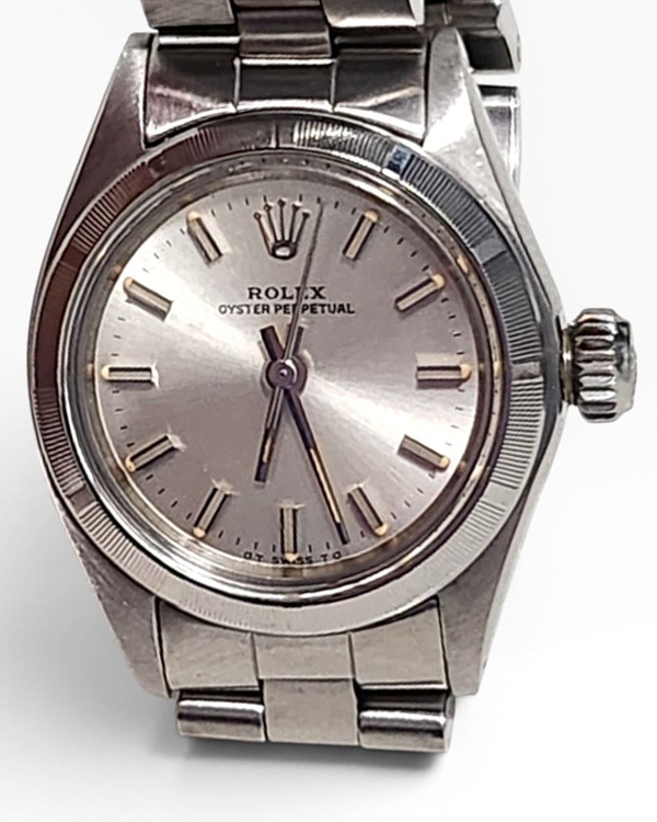 Rolex Oyster Perpetual 26MM Silver "Sigma" Dial Oyster Bracelet (6723)
