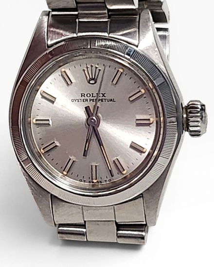 Rolex Oyster Perpetual 26MM Silver "Sigma" Dial Oyster Bracelet (6723)