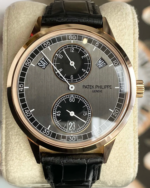 2021 Patek Philippe Annual Calendar Regulator 40.5MM Rose Gold Graphite-Black Dial (5235/50R-001)
