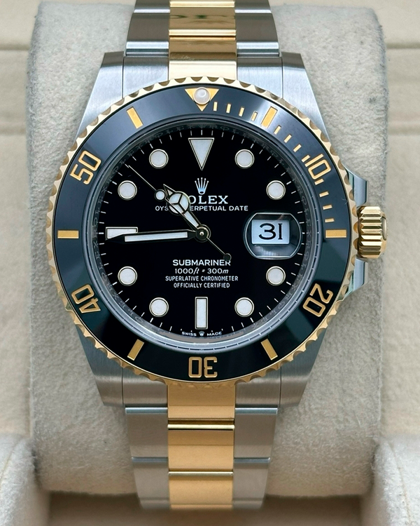 2025 Rolex Submariner Date 41MM Black Dial Two-Tone Oyster Bracelet (126613LN)