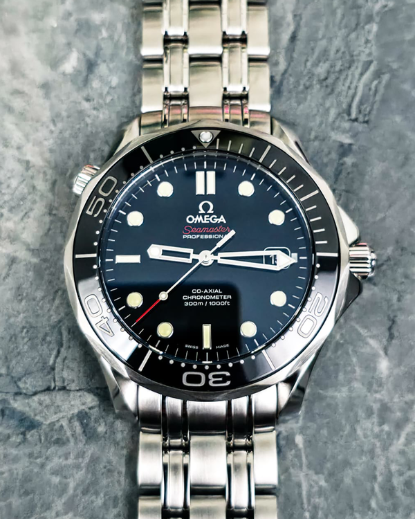 No Reserve - 2025 Omega Seamaster Diver 300M 41MM Black Dial Steel Bracelet (212.30.41.20.01.003)
