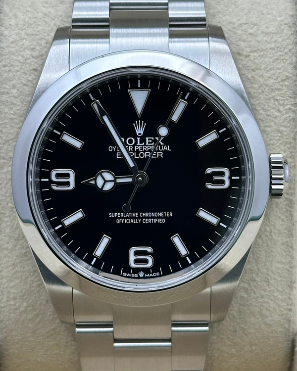 2026 Rolex Explorer 40mm Black Dial Oyster Bracelet (224270)