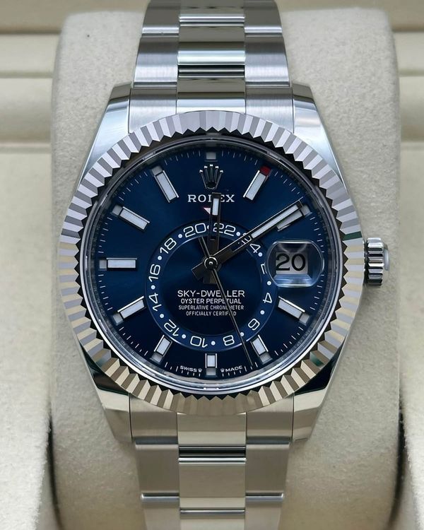 2025 Rolex Sky-Dweller 42MM Blue Dial Oyster Bracelet (336934)