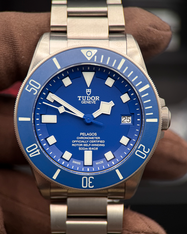 2022 Tudor Pelagos 42MM Blue Dial Titanium Bracelet (25600TB)