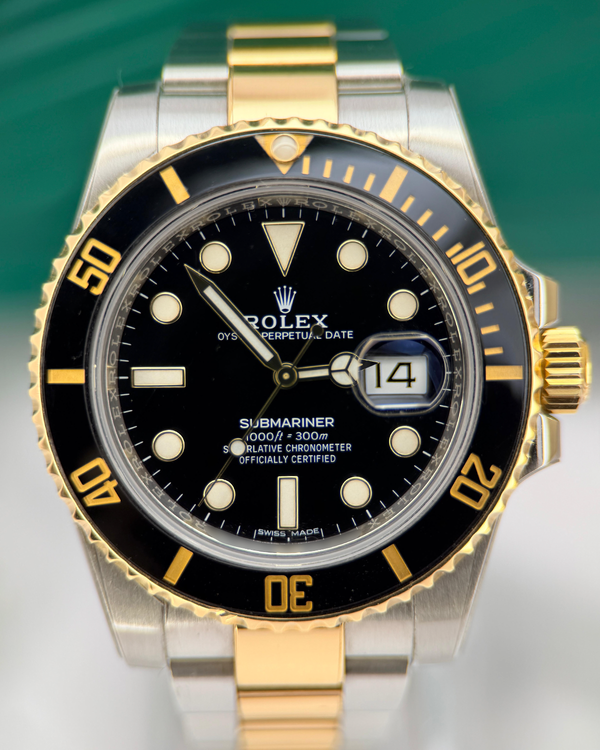 2020 Rolex Submariner Date 40MM Black Dial Two-Tone Oyster Bracelet (116613LN)