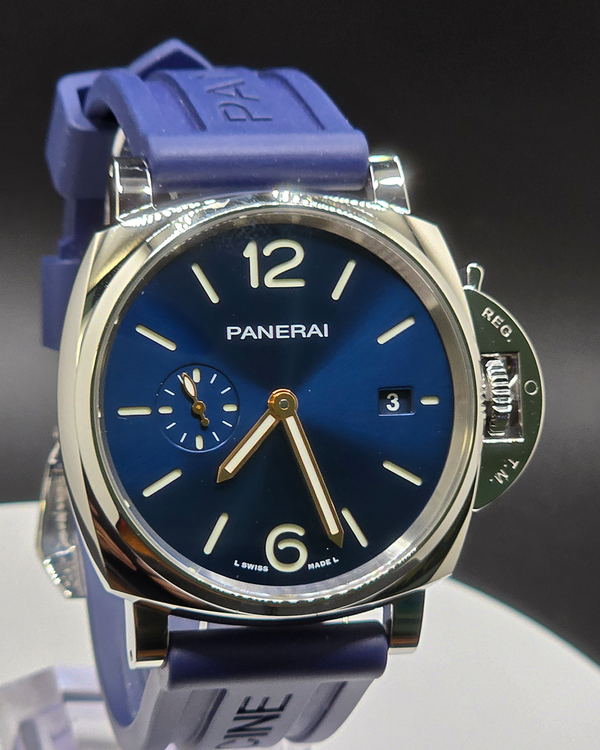 2023 Panerai Luminor Due 42MM Blue Dial Leather Strap (PAM01274)
