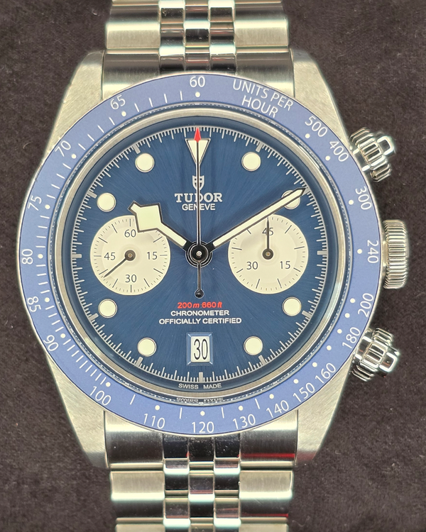 2025 Tudor Black Bay Chrono Boutique Edition 41MM Blue Dial Steel Bracelet (79360B)