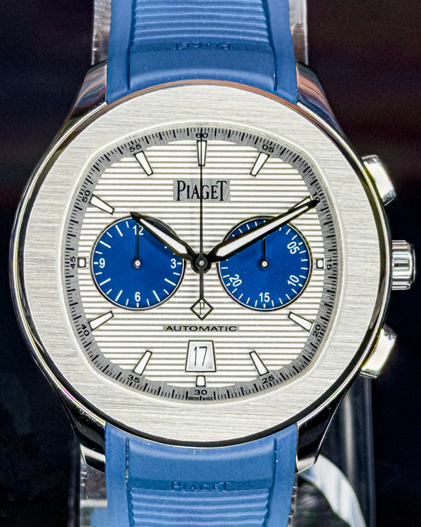 2021 Piaget Polo 42MM Silver Dial Rubber Strap  (G0A46013)