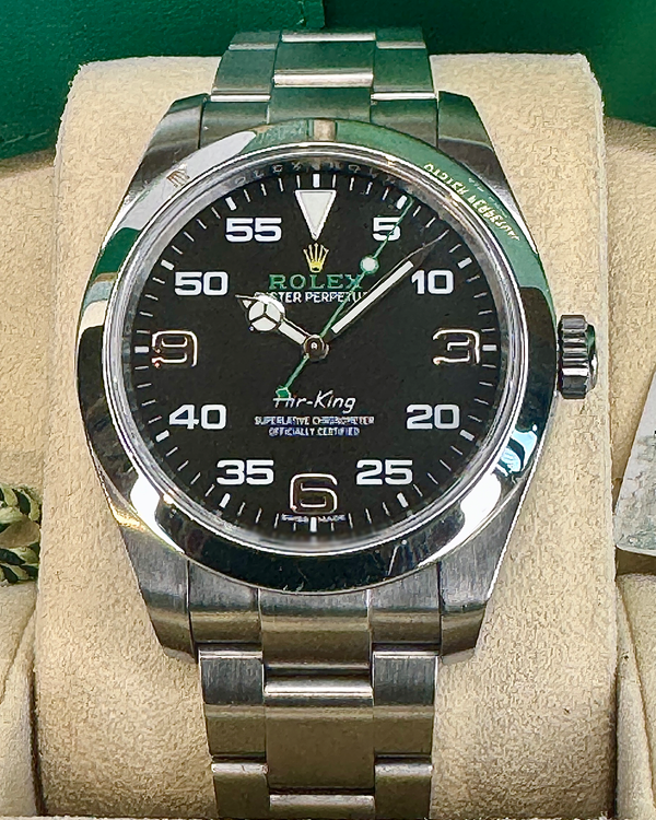 2018 Rolex Air-King 40MM Black Dial Oyster Bracelet (116900)