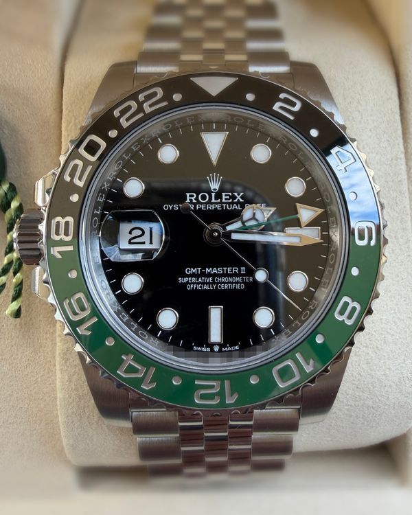 2026 Rolex GMT-Master II "Sprite" 40MM Black Dial Jubilee Bracelet (126720VTNR)