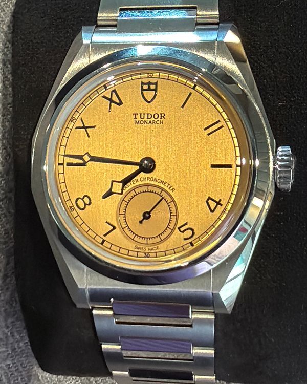2026 Tudor Monarch 39MM Dark Champagne Yellow Dial Steel Bracelet (2639W1A0U)