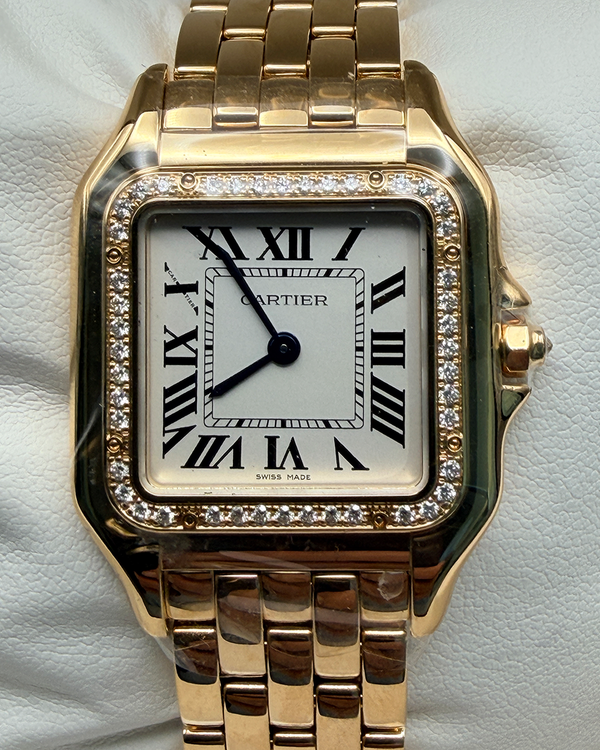 2025 Cartier Panthère De Cartier 36.5 x 26.7MM Silver Dial Yellow Gold (WJPN0085)