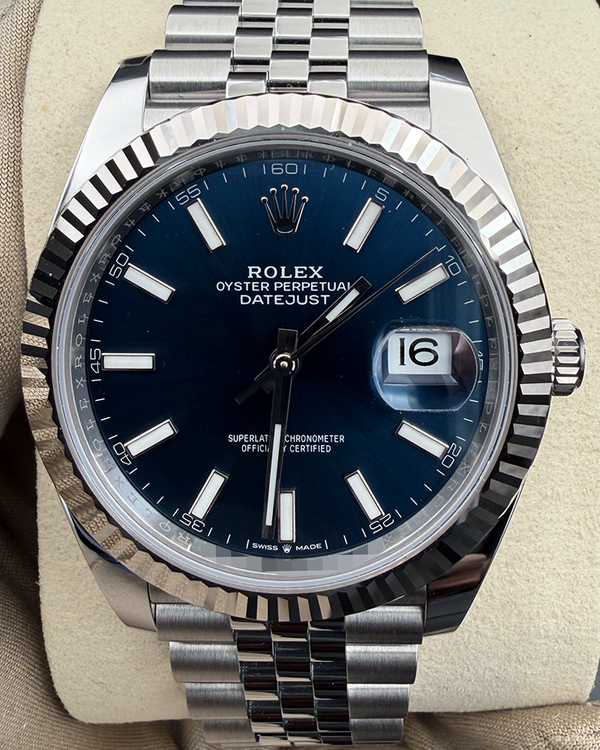 2026 Rolex Datejust 41mm Blue Dial Jubilee Bracelet (126334)