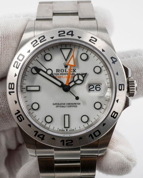 2025 Rolex Explorer II "Polar" 42MM White Dial Oyster Bracelet (226570)