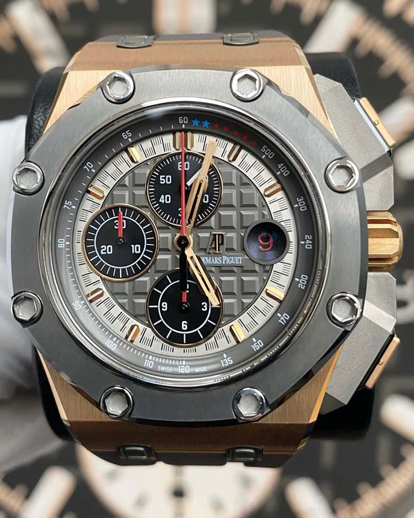 2012 Audemars Piguet Royal Oak Offshore "Michael Schumacher" L. E. 44MM Grey Dial Rubber Strap (26568OM.OO.A004CA.01)
