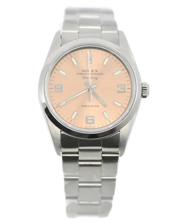 2004 Rolex Air-King 34 MM Bronze Dial Steel Bracelet (14000M)