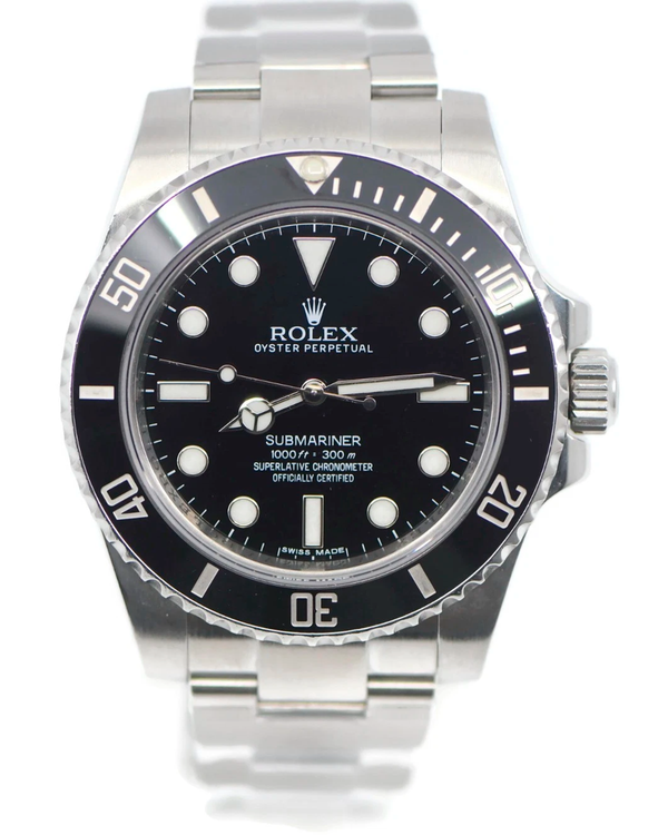 Rolex Submariner No-Date 40MM Black Dial Oyster Bracelet (114060)
