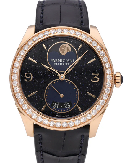 2026 Parmigiani Fleurier Tonda 36MM Aventurine Dial Leather Strap (PFC811-1510320)