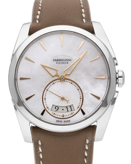 2026 Parmigiani Fleurier Tonda 33MM Mother Of Peal Dial Leather Strap (PFC273-0003301-HC6121)