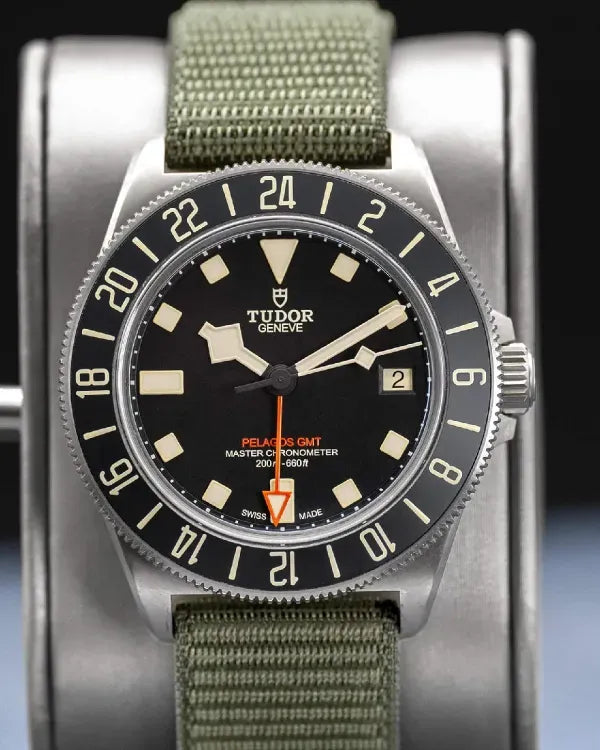 2024 Tudor Pelagos FXD GMT 42MM Black Dial Textile Strap (M2542G247NU)