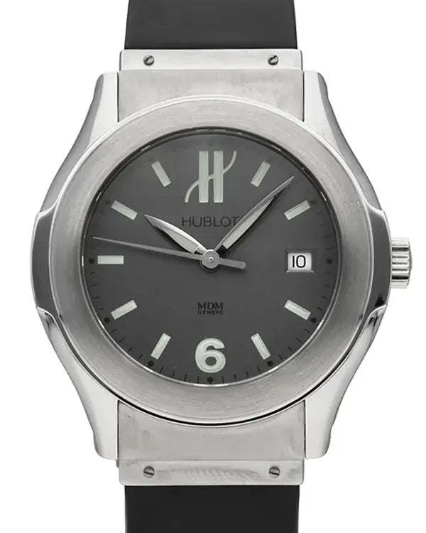 Hublot Classic MDM 41MM Grey Dial Rubber Strap (1910.1)