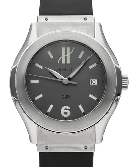Hublot Classic MDM 41MM Grey Dial Rubber Strap (1910.1)