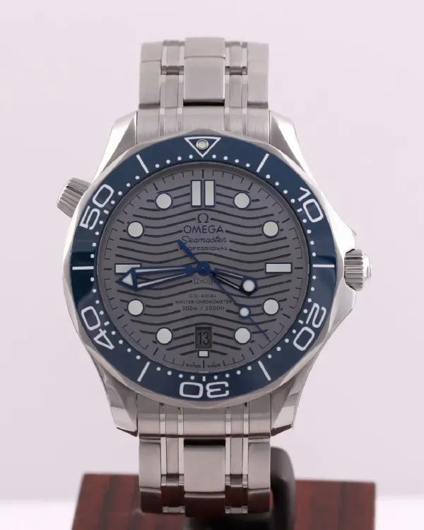 2026 Omega Seamaster Diver 300M 42MM Grey Dial Steel Bracelet (210.30.42.20.06.001)