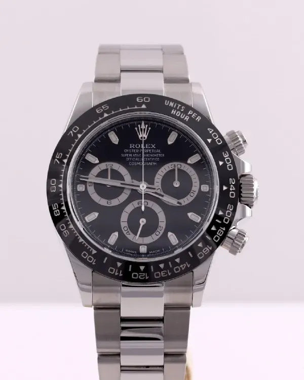 2022 Rolex Cosmograph Daytona 40MM Black Dial Oyster Bracelet (116500LN)