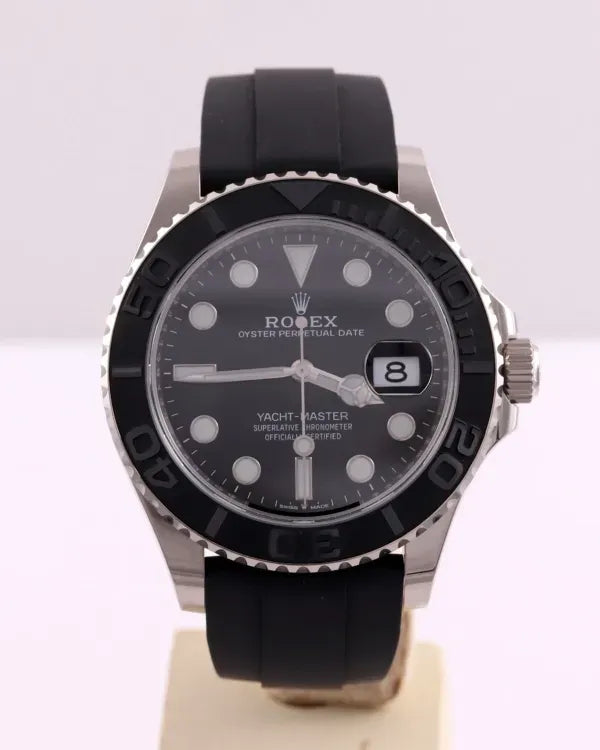 2020 Rolex Yacht-Master 42MM Black Dial Oysterflex Strap (226659)