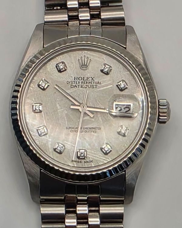 Rolex Datejust 36MM Aftermarket Meteorite Dial Jubilee Bracelet (16014)