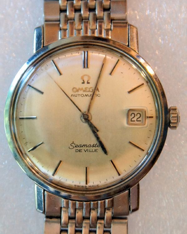 Omega Seamaster DeVille 34MM Silver Dial Steel Bracelet (166.020)