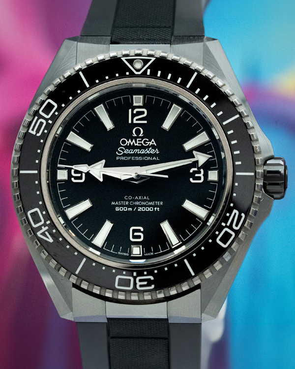 2026 Omega Seamaster Planet Ocean 600MM 42MM Black Dial Rebber Strap (217.30.42.21.01.001)