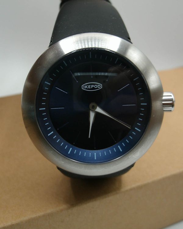Ikepod Duopod 42MM Blue Dial Rubber Strap (D008)