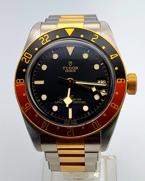 2023 Tudor Black Bay GMT 41MM Black Dial Two-Tone Bracelet (79833MN)