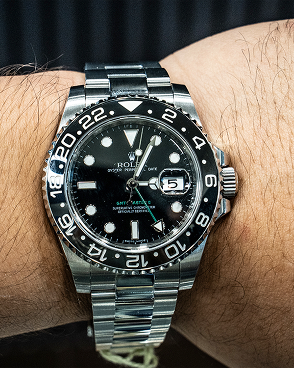 2013 Rolex GMT-Master II 40MM Black Dial Oyster Bracelet (116710LN)