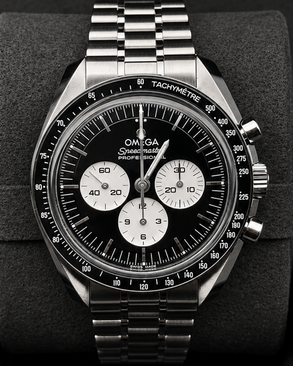 2026 Omega Speedmaster Professional Moonwatch 42MM Black Dial Steel Bracelet (310.30.42.50.01.004)