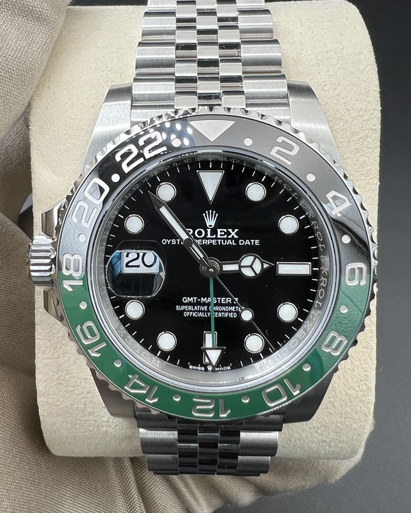2026 Rolex GMT-Master II "Sprite" 40MM Black Dial Jubilee Bracelet (126720VTNR)