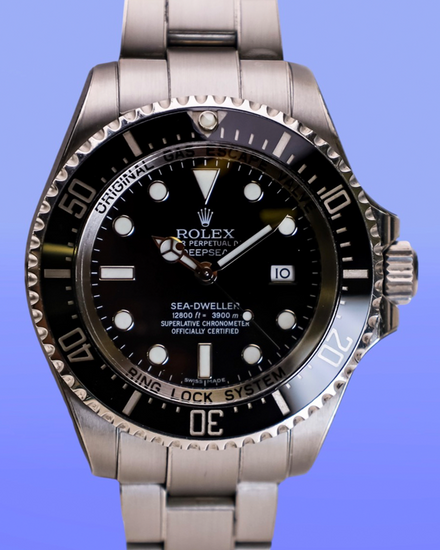 Rolex Sea-Dweller Deepsea 44MM Black Dial Oyster Bracelet (116660)