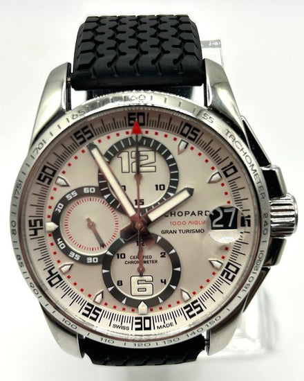 2006 Chopard Mille Miglia Gran Turismo XL 44MM White Dial Rubber Strap (16/8459)