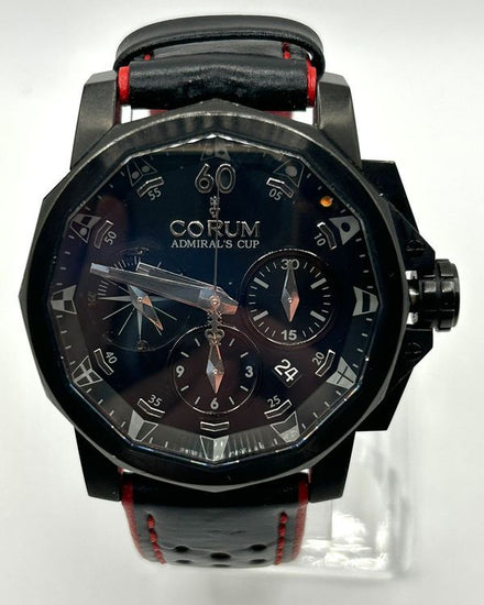 Corum Admiral’s Cup Challenger AC-One L.E. 44MM Black Dial Leather Strap (01.0007)