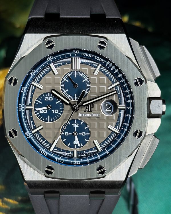 2020 Audemars Piguet Royal Oak Offshore Chronograph 44MM Grey Dial Rubber Strap (26400IO.OO.A004CA.02)