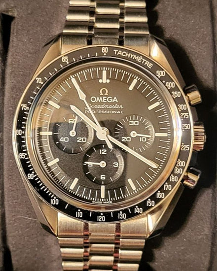 2022 Omega Speedmaster Professional Moonwatch "Sapphire Sandwich" 42MM Black Dial Steel Bracelet (310.30.42.50.01.002)