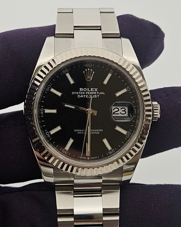 2020 Rolex Datejust 41MM Black Dial Oyster Bracelet (126334)