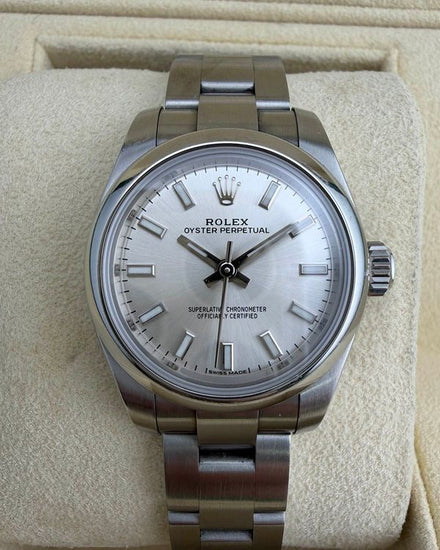 2019 Rolex Oyster Perpetual 26MM Silver Dial Oyster Bracelet (176200)